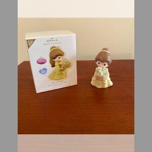 Belle and Chip Precious Moments Hallmark Keepsake Ornament